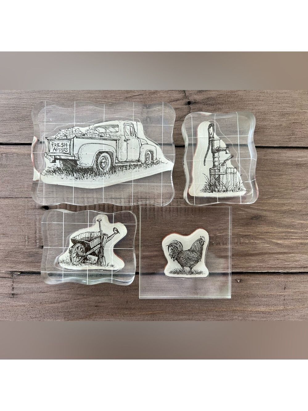 Stampin’ Up! Countryside Set of 4 Stamps Retired